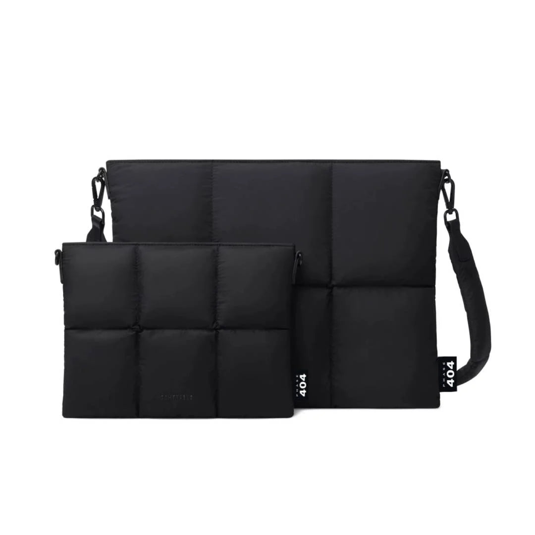 404 Black Puffy Laptop Case