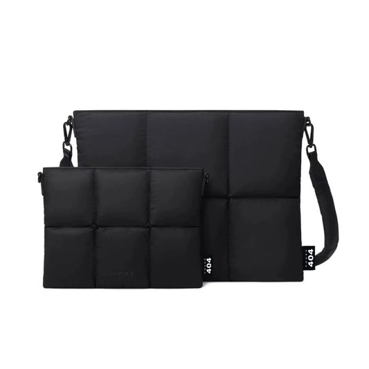 404 Black Puffy Laptop Case