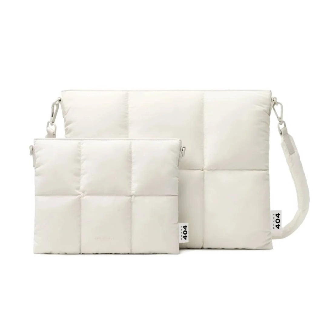404 White Puffy Laptop Case