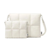 404 White Puffy Laptop Case